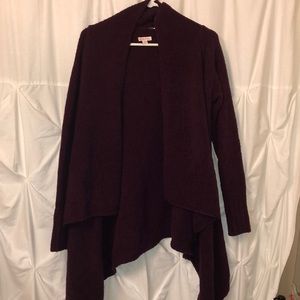 Soft deep purple sweater